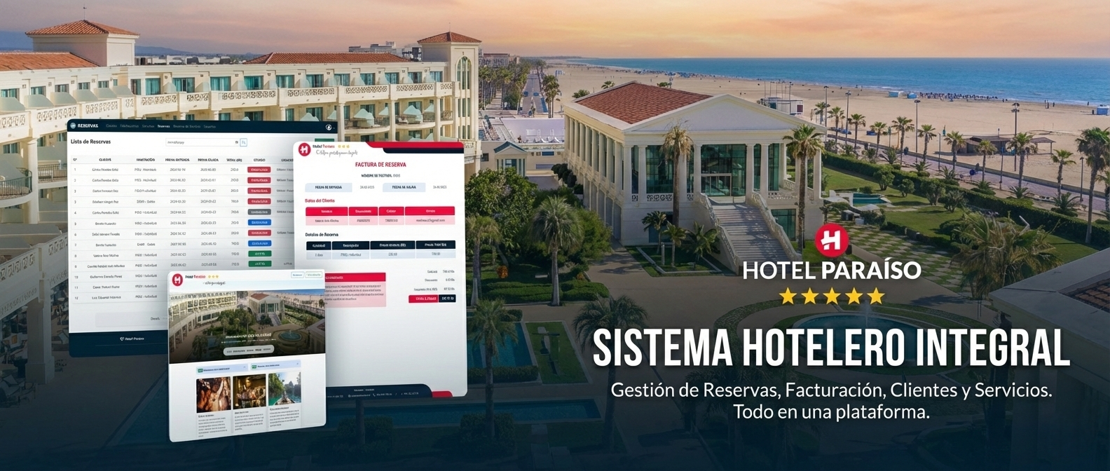Vista previa Sistema Hotelero